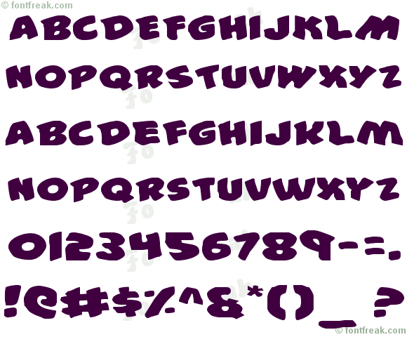 #44 Font Expanded