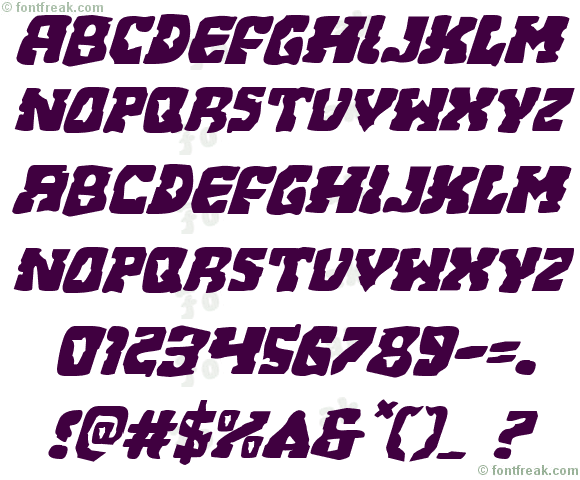 Beastian Expanded Italic