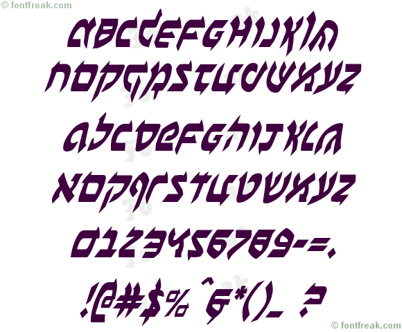Ben-Zion Condensed Italic