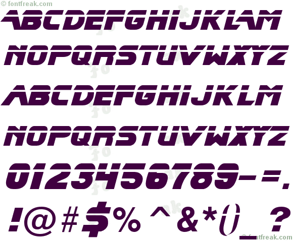 Blade Runner Movie Font