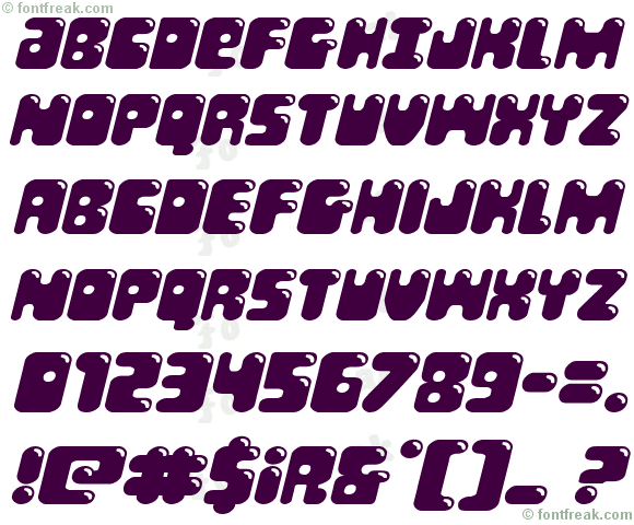 Bubble Butt Expanded Italic