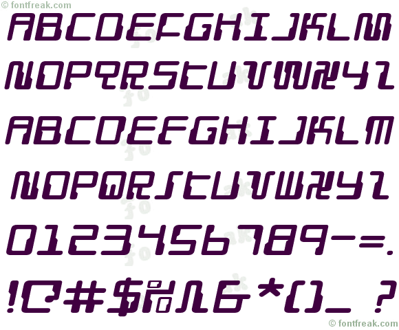 Droid Lover Expanded Italic