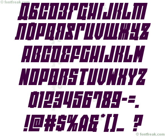 EAST-west Expanded Italic