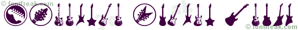 Electric Guitar Icons