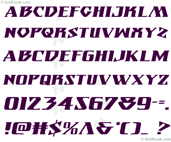 Eternal Knight Expanded Italic