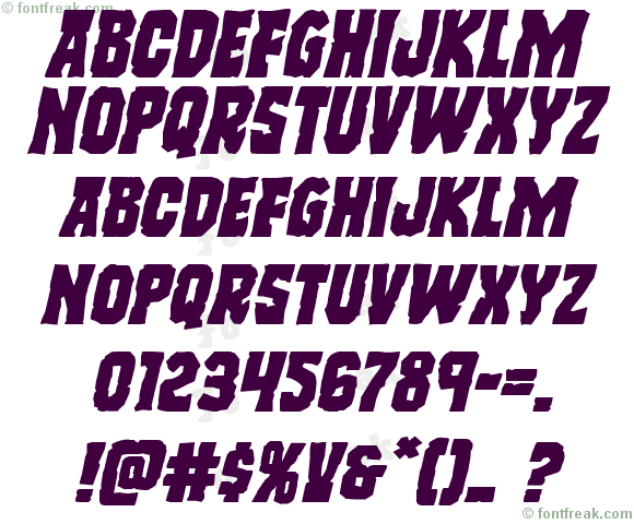 Freakfinder Expanded Italic
