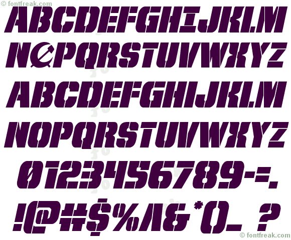 From BOND With Love Italic