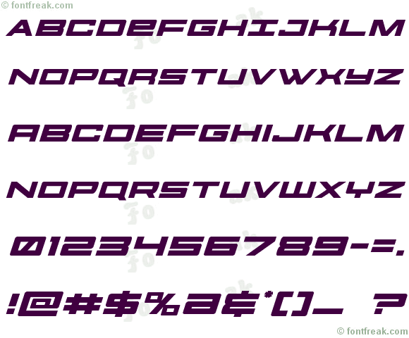 Future Forces Expanded Italic