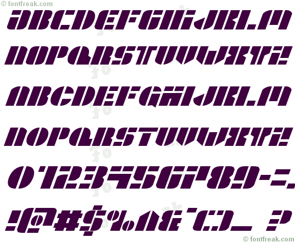 League Wars Expanded Italic