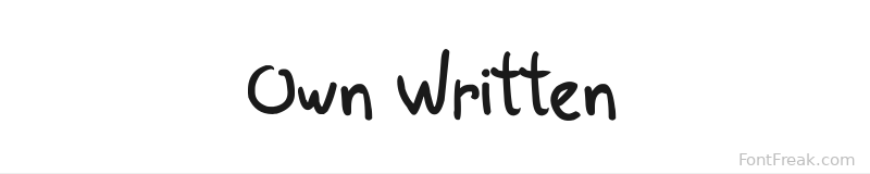 Own Written