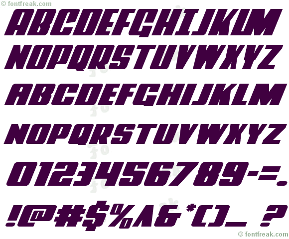 Power Lord Expanded Italic