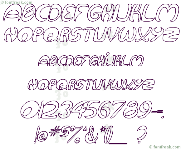 Qurve Hollow Italic