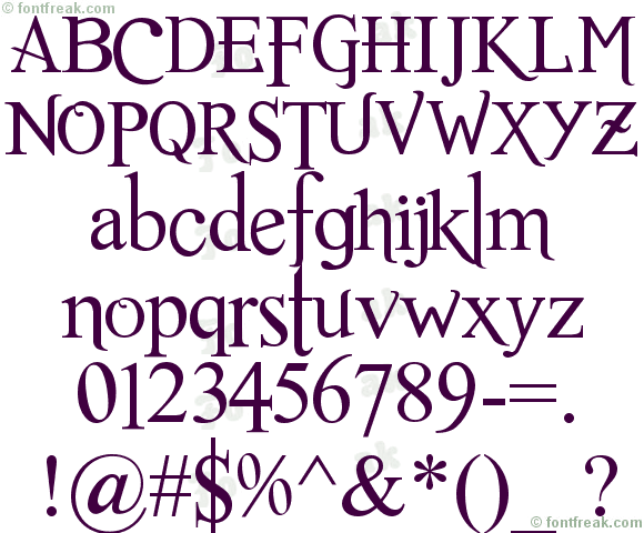 Romance Fatal Serif Std