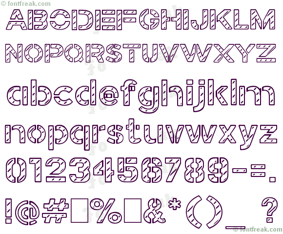 Stamped Navy Font