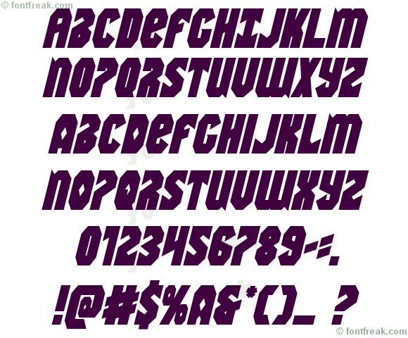 Warrior Nation Bold Italic