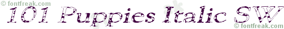 101 Puppies Italic SW