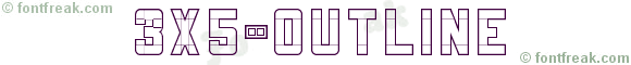 3x5-Outline