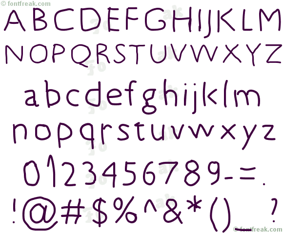 5yearsoldfont