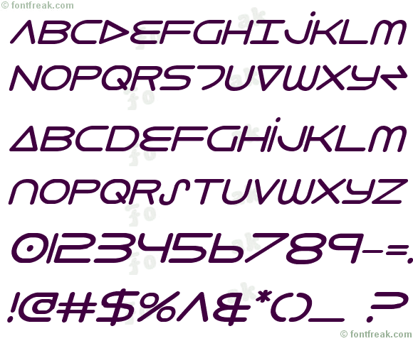 8th Element Bold Italic