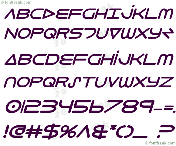 8th Element ExtraBold Italic