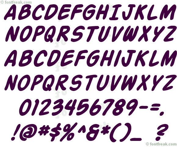 Action Man Bold Italic