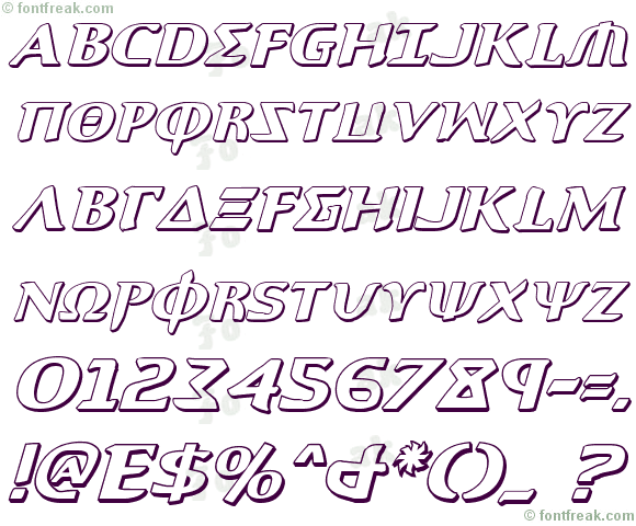 Aegis 3D Italic