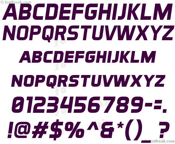 Aero Matics Display Bold Italic