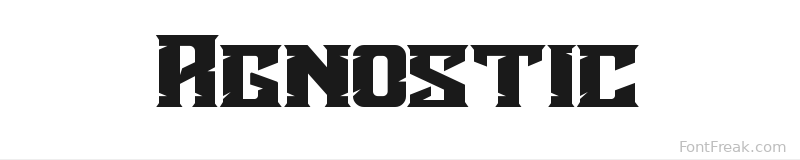 Agnostic font preview