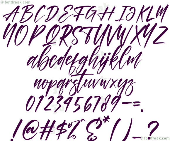 Alisteria — all characters