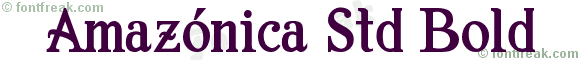 Amaznica Std Bold