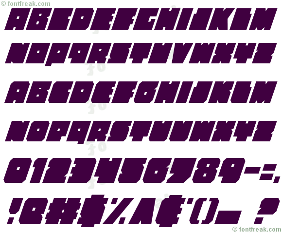 Anakefka Condensed Italic