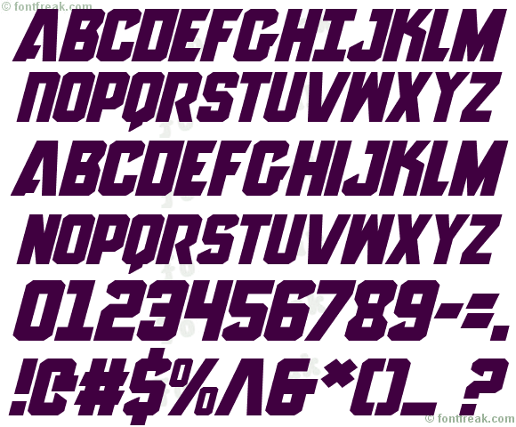 Anitlles Expanded Italic