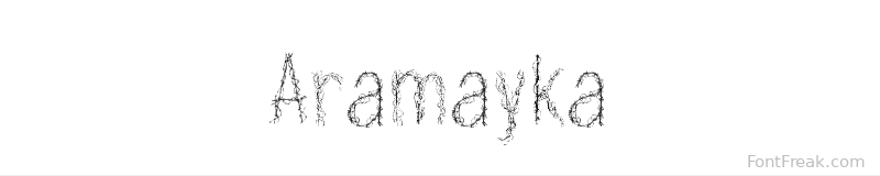 Aramayka font preview