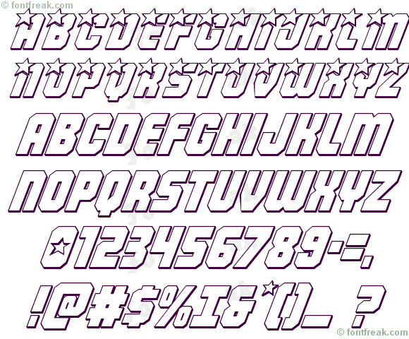 Army Rangers 3D Italic