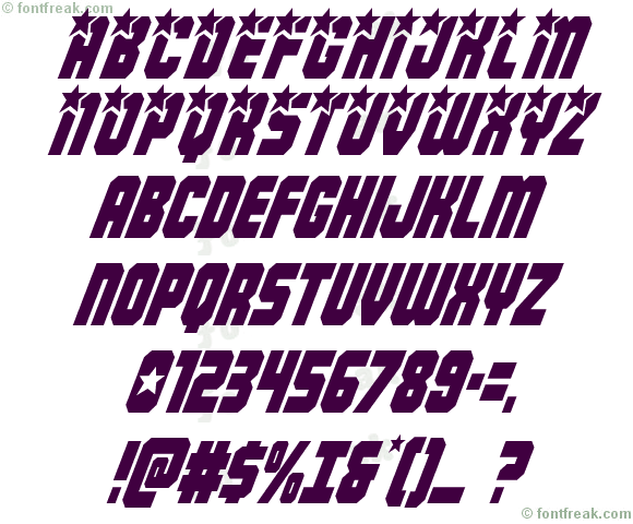 Army Rangers Condensed Italic