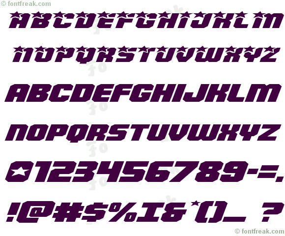Army Rangers Regular Super-Expanded Italic