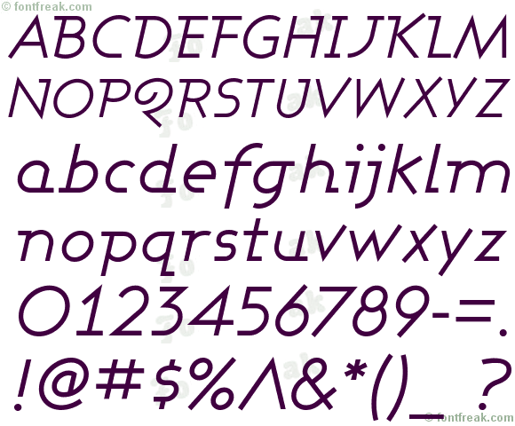 Ashby Book Italic