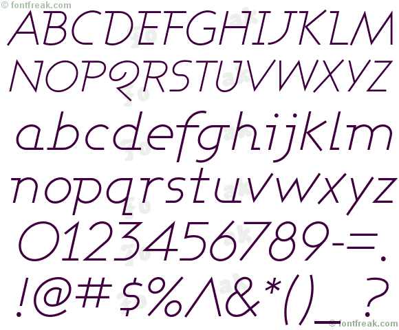 Ashby Light Italic