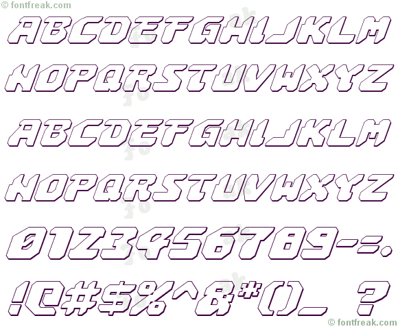 Astropolis 3D Italic