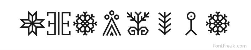 Auseklis font preview