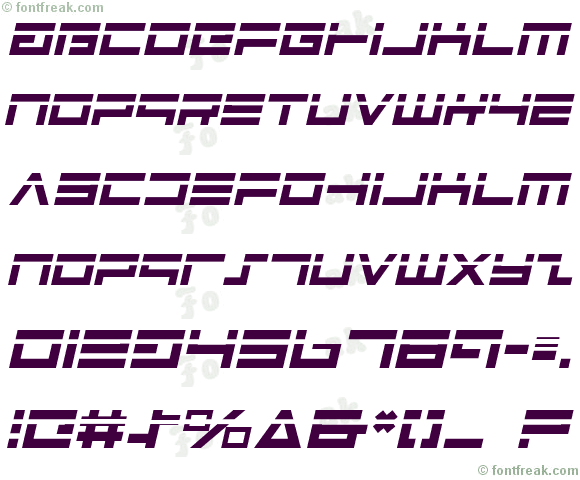 Avenger Laser Italic