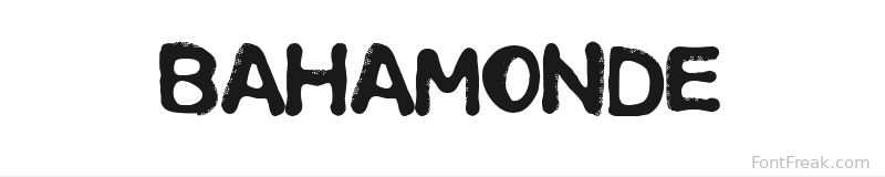 Bahamonde font preview