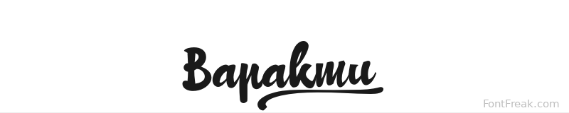 Bapakmu_ font preview