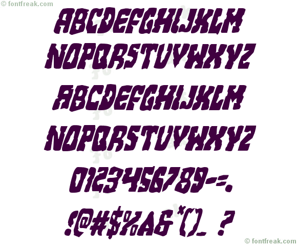 Beastian Condensed Italic