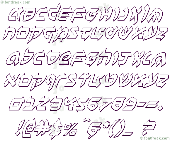 Ben-Zion 3D Italic
