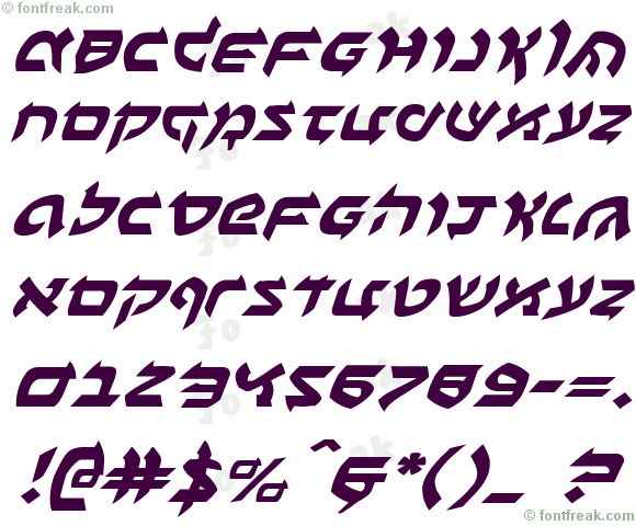 Ben-Zion Expanded Italic