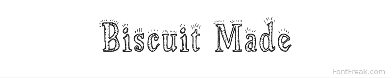 Biscuit Made font preview