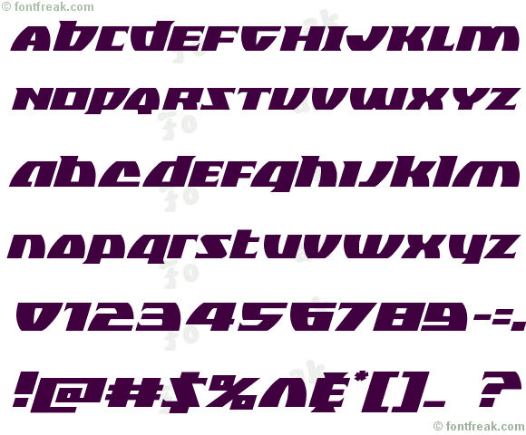 Black Bishop Italic