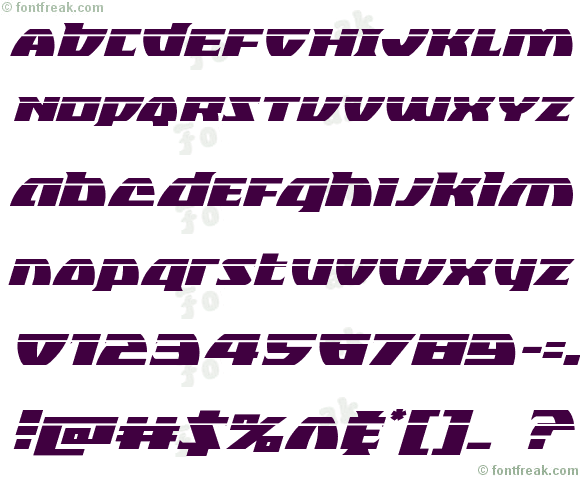 Black Bishop Laser Italic