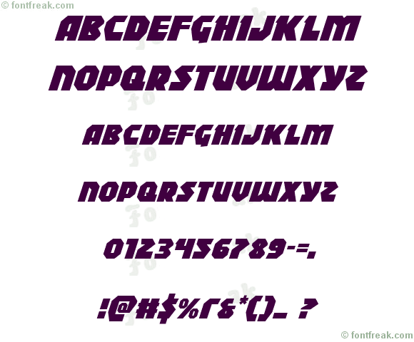 Blitzstrike Italic